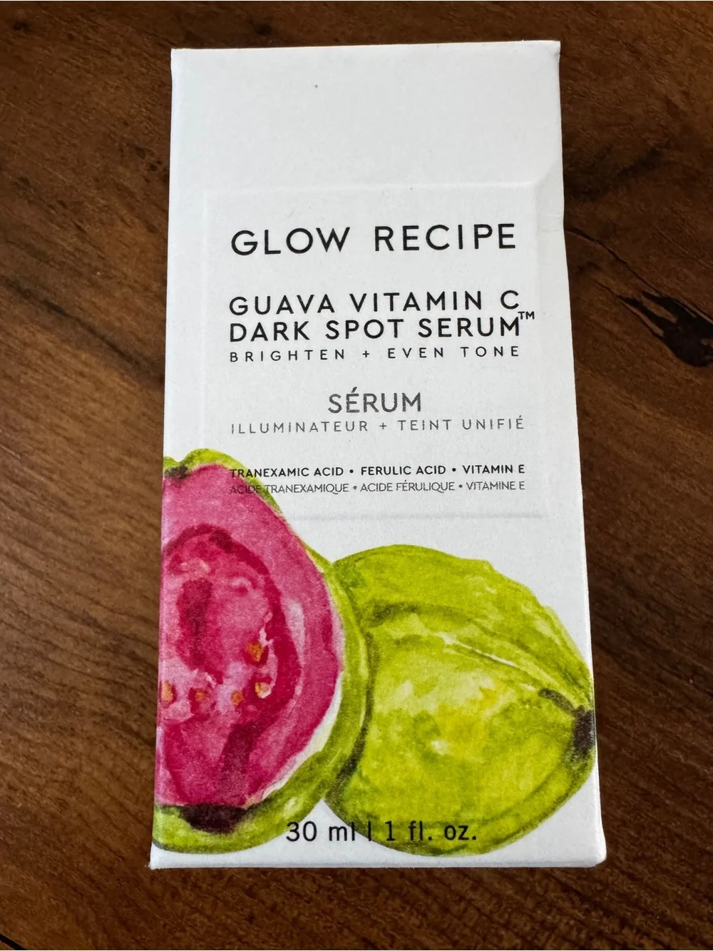 Glow Recipe Guava Vitamin C Dark Spot Serum, Full Size BNIB